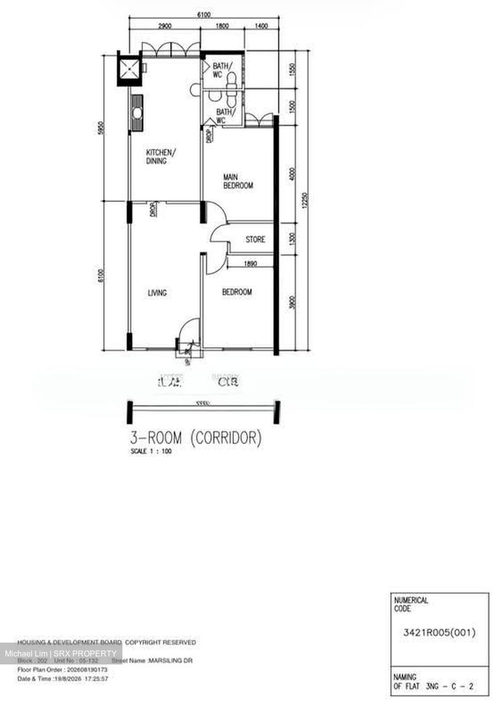 Blk 202 Marsiling Admiralty Park (Woodlands), HDB 3 Rooms #604890131